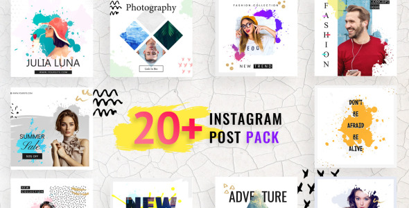 Шаблон для соцсетей на тему графика