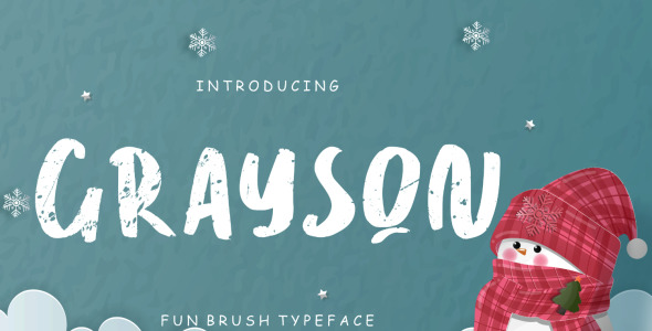 Шрифт на тему графика