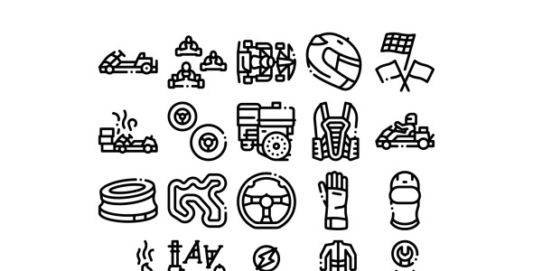 Набор иконок на тему sports