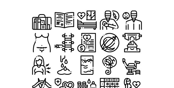 Набор иконок на тему medical