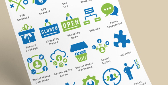 Набор иконок на тему финансы