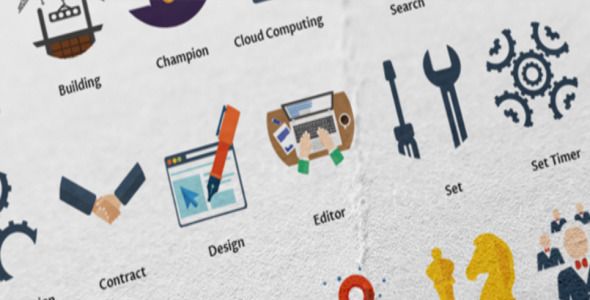 Набор иконок на тему business