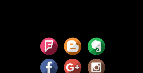 Набор иконок на тему social media