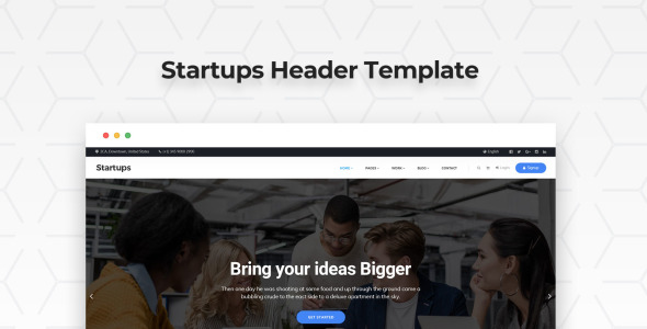 PSD шаблон на тему графика