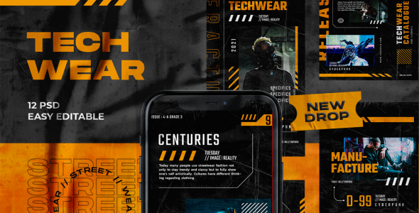 Шаблон для соцсетей на тему графика