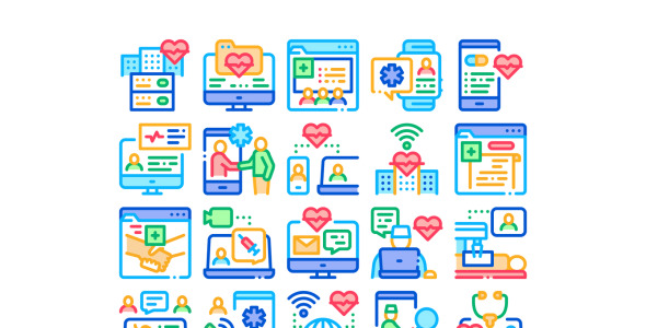 Набор иконок на тему medical