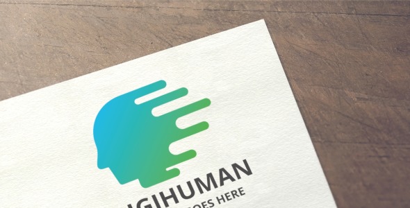 Шаблон логотипа на тему графика