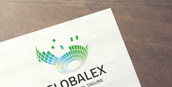 Шаблон логотипа на тему графика