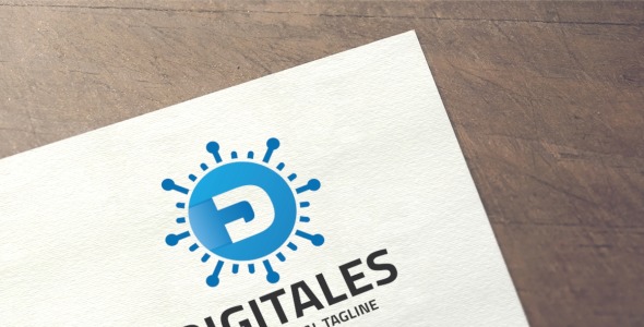 Шаблон логотипа на тему графика