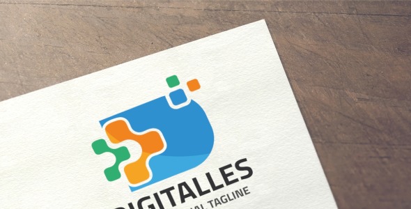 Шаблон логотипа на тему графика