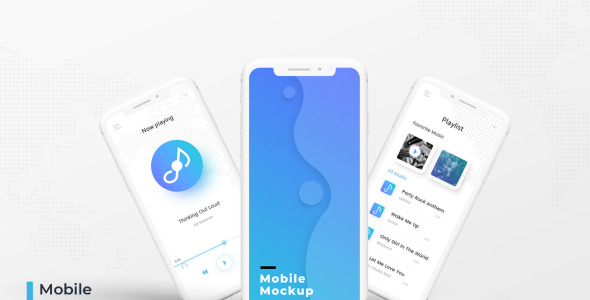 Мокап для продукта на тему графика