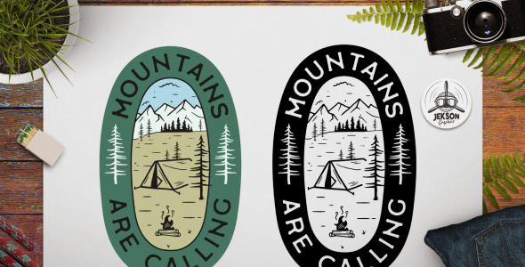 Шаблон логотипа на тему графика