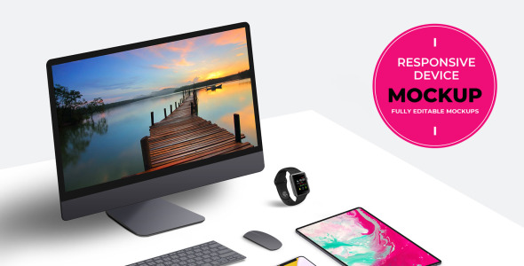 Мокап для продукта на тему графика