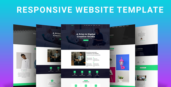 Responsive Bootstrap Website Template