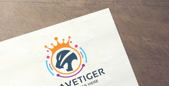 Шаблон логотипа на тему графика