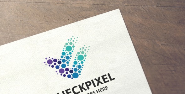 Шаблон логотипа на тему графика