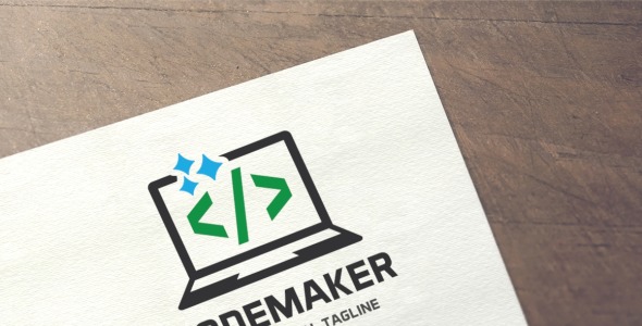 Шаблон логотипа на тему графика