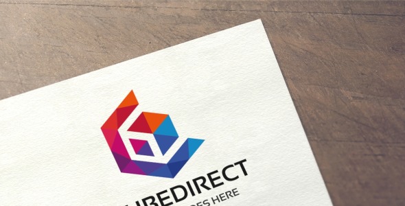 Шаблон логотипа на тему графика