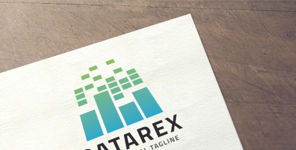 Шаблон логотипа на тему графика