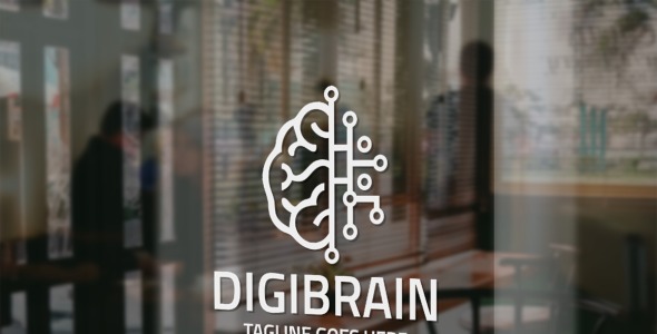 Шаблон логотипа на тему графика