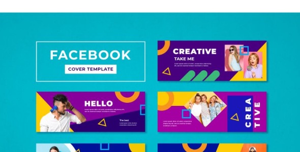 Шаблон для соцсетей на тему графика