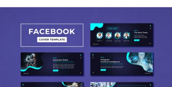 Шаблон для соцсетей на тему графика