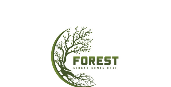 Шаблон логотипа на тему графика