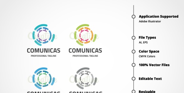 Шаблон логотипа на тему графика