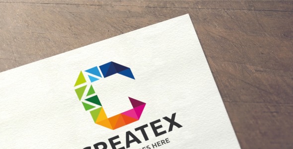 Шаблон логотипа на тему графика