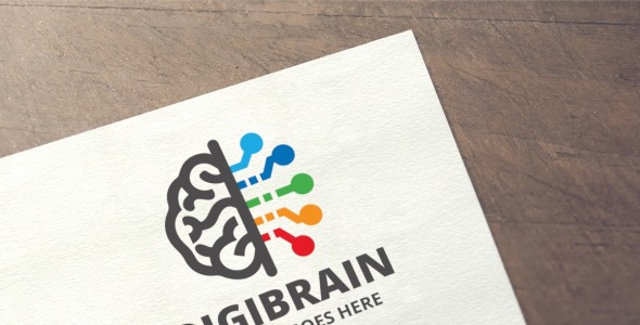 Шаблон логотипа на тему графика