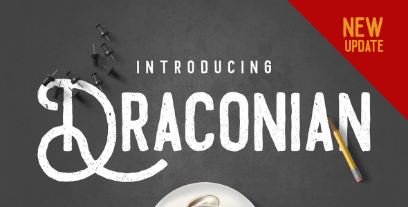 Шрифт на тему графика