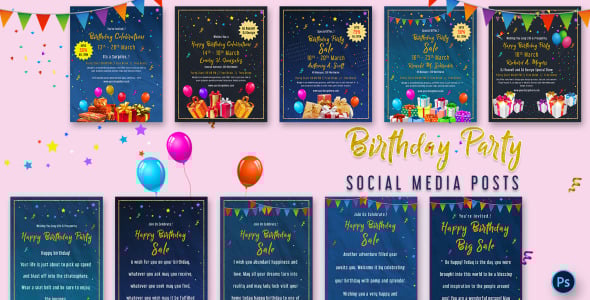 Шаблон для соцсетей на тему графика