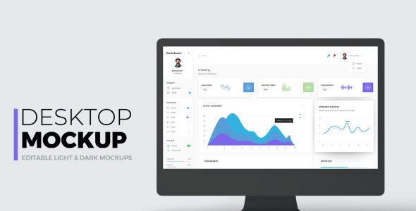 Мокап для продукта на тему графика