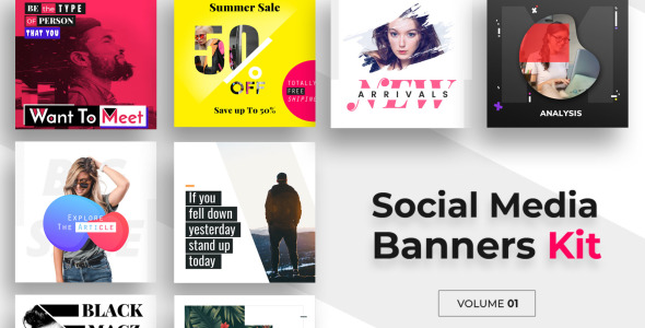 Шаблон для соцсетей на тему графика