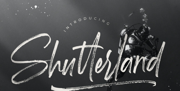 Шрифт на тему графика