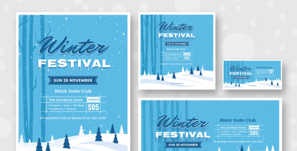 Шаблон для соцсетей на тему графика