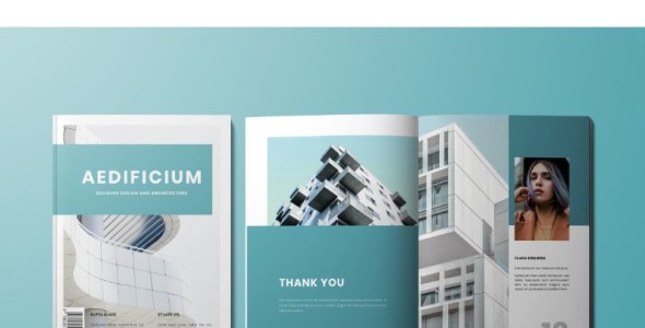 Magazine Template на тему графика