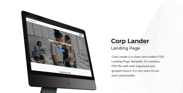 PSD шаблон на тему графика