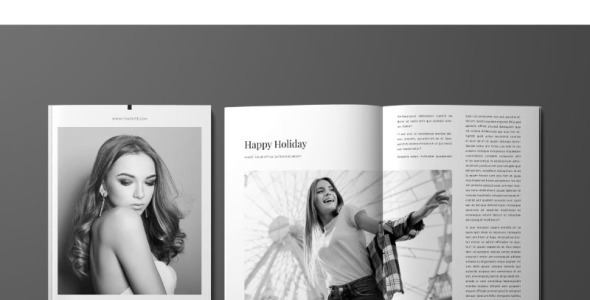 Magazine Template на тему графика