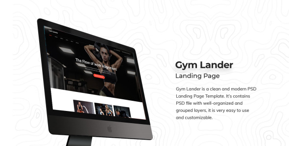 PSD шаблон на тему графика