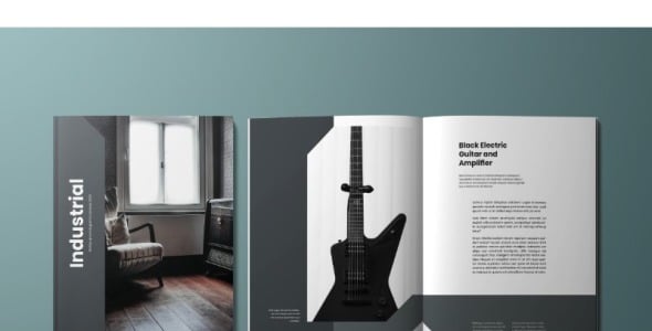 Magazine Template на тему графика