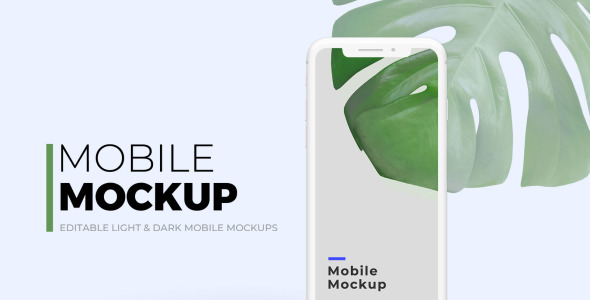 Мокап для продукта на тему графика