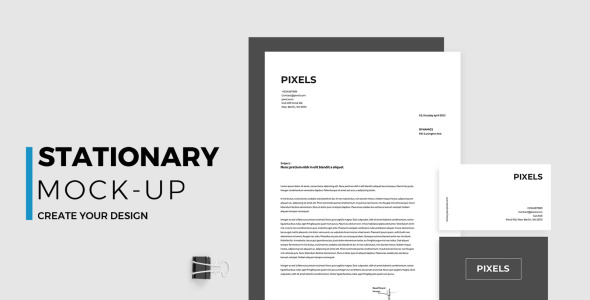 Мокап для продукта на тему графика