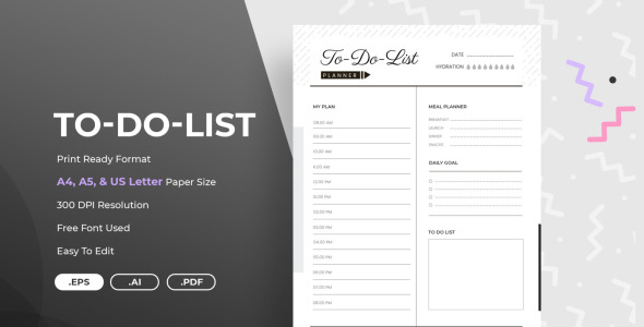 Planner на тему графика