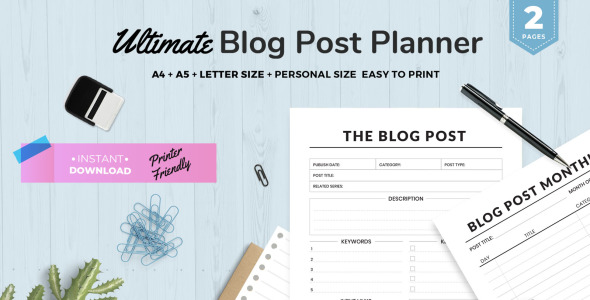 Planner на тему графика