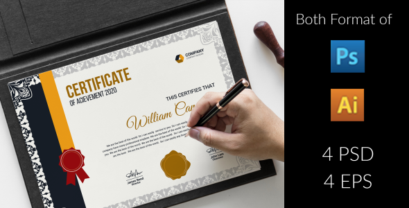 Шаблон сертификата на тему графика