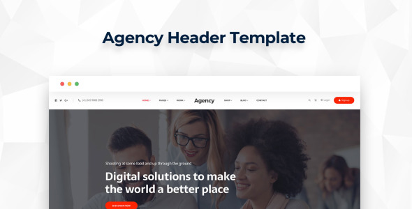 PSD шаблон на тему графика