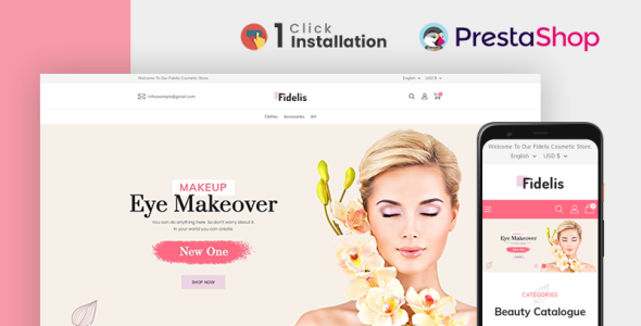 Fidelis Cosmetic PrestaShop Theme
