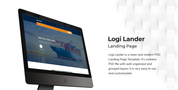 PSD шаблон на тему графика