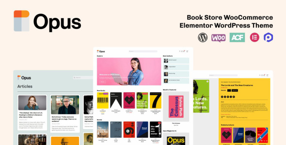 тема книжного магазина woocommerce